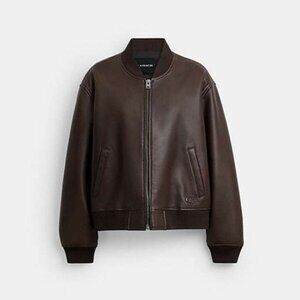 Leather Bomber
